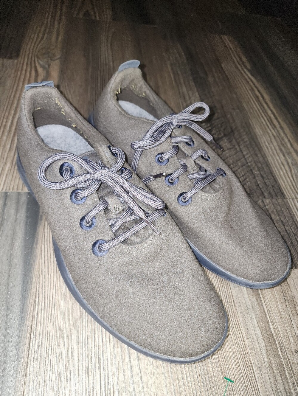 Men's Allbirds Wool Runner Sneakers Sz 11 Charcoal Gray Merino Athleisure Casual